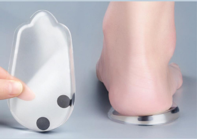 체중분산 깔창 뒤꿈치 교정 쏠림 방지 기능성 풋패드 쿠션 푹신푹신 인솔 발편한