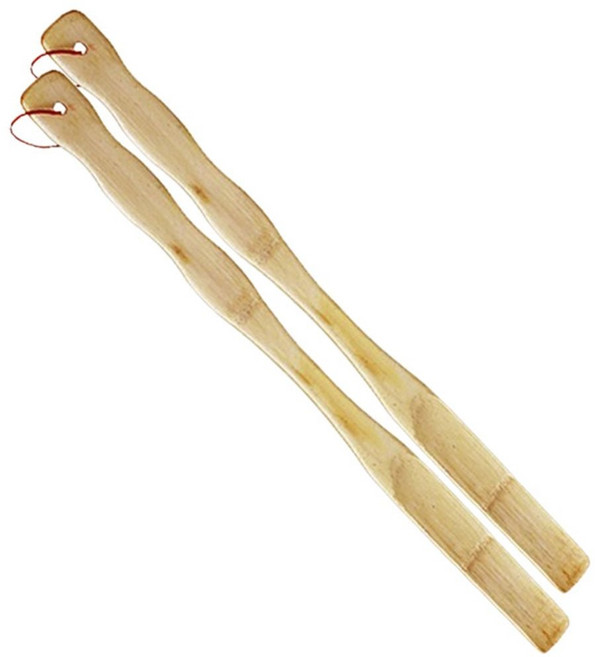 [룽스]나무 원목 대나무구두 구두칼 구둣주걱 2P