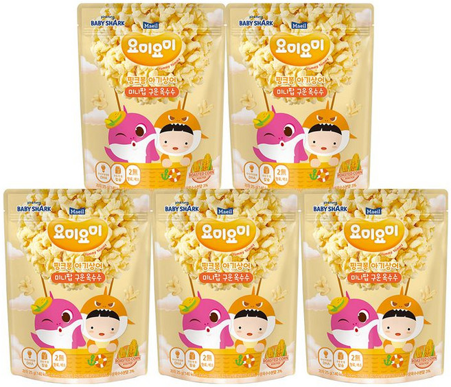 매일 요미요미 미니팝 구운옥수수, 25g, 5개