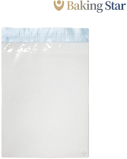 접착봉투 opp 무지 10x18 500장 비닐 투명 쿠키 마카롱 빵 휘낭시에 포장봉투, (3) 10x18+4 [500장], 1개