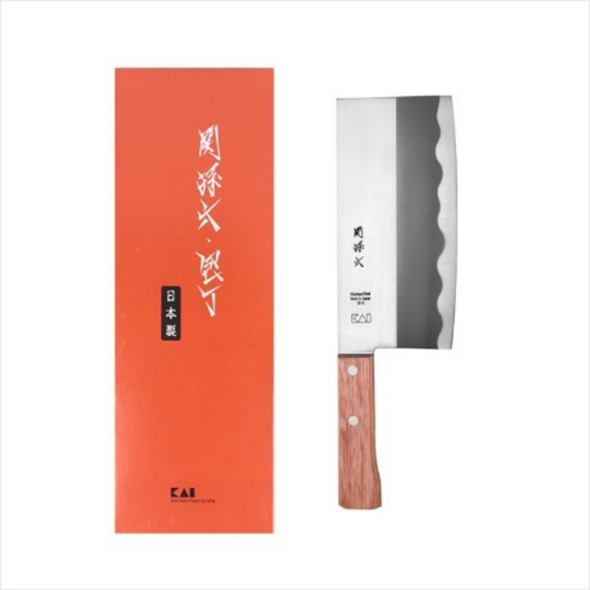 일본 카이 세키마고로쿠 SK-3 중국칼 칼날 길이 175mm 야채 요리 닭 생선 정육 다용도 요리용 식도 업소용 가정용