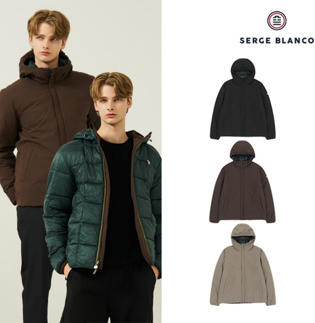 세르즈블랑코 25FW 리버시블패딩점퍼 남성