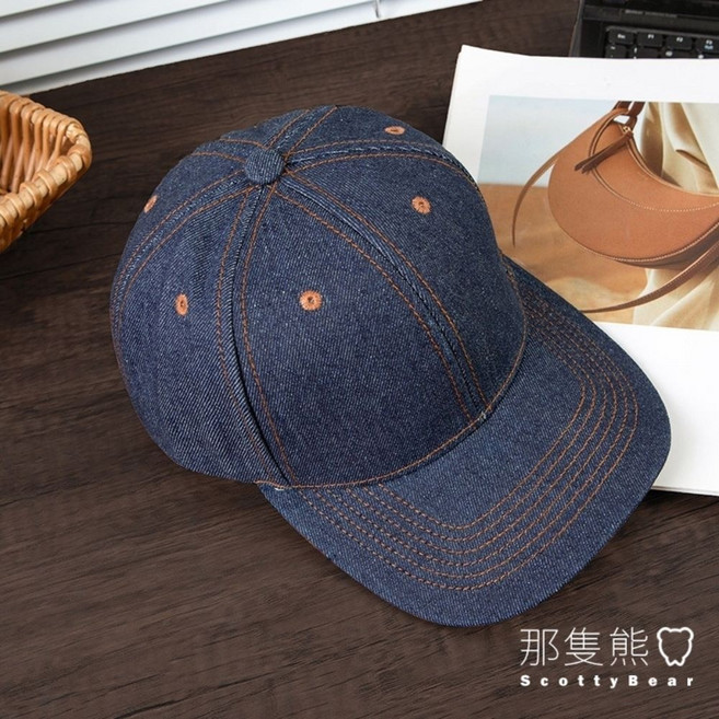 ScottyBear 牛仔棒球帽 基礎搭配 休閒風 軟頂 鴨舌帽 日系 韓版 CM365