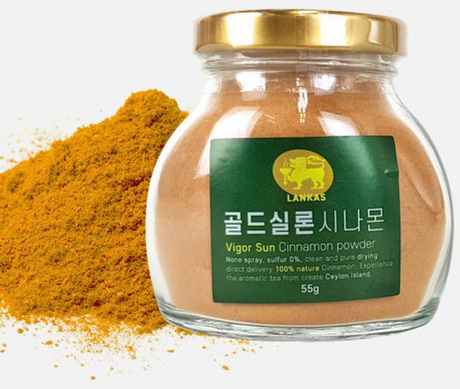 오가닉프렌즈 랑카스 골드 실론 시나몬 가루 파우더 55g ALBA등급 계피가루, 1개