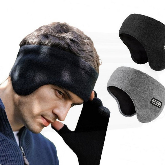 겨울 방한 귀마개 등산용 아웃도어 보온 헤어밴드 남성용, 상세페이지 참조, 1개