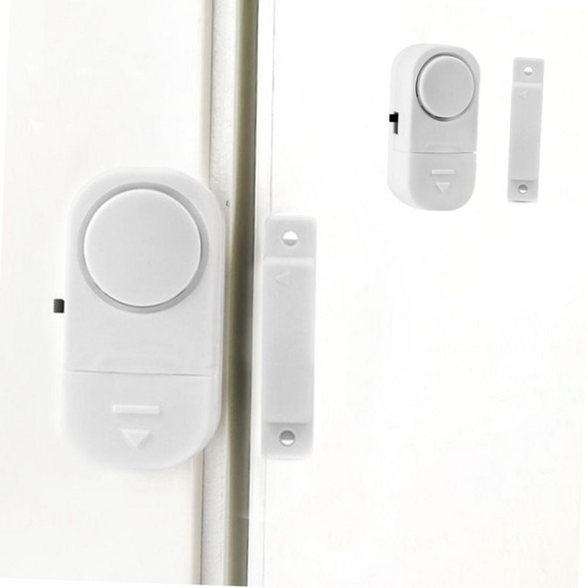 무선 문열림 감지 센서 도어벨 방범 경보기 현관문종 도어경보기 방범용품, 1