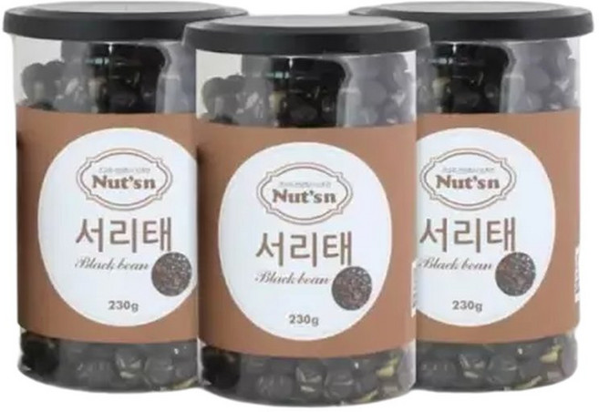 루미나D 1+1 안딱딱한 볶음서리태 원터치캔 건강간식, 1개, 1g