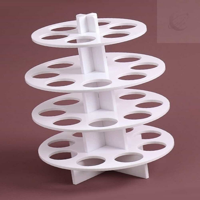 라잇뚜 거치형 4단 캡슐커피 홀더 화이트 30구 커피캡슐디스펜서, 1개