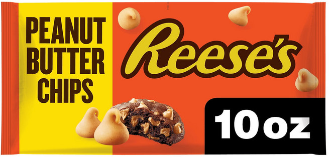 2개세트 리세스 피넛 버터 칩스 283g Reese Peanut Butter Baking Chips, 2개