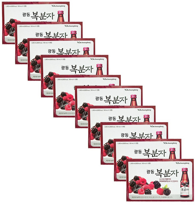 광동제약 복분자, 100ml, 100개