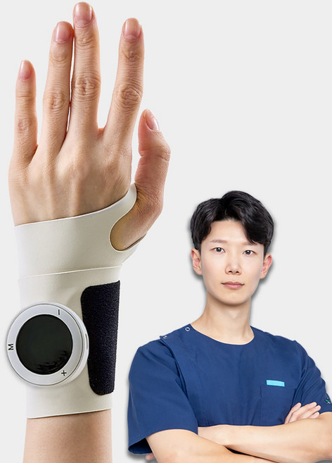 본사 공식 레이디랩 텐스온 손목 마사지기 TENS+EMS 보호대 아대 안마 무선 저주파 전자파 안심 인증, 디바이스 + 보호대 + 마그네슘 마사지겔 1세트