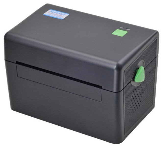 바코드 라벨프린터 QR출력 가격표 상품명 리뷰스티커 출력기 Xprinter XP-DT108BKR, 1개