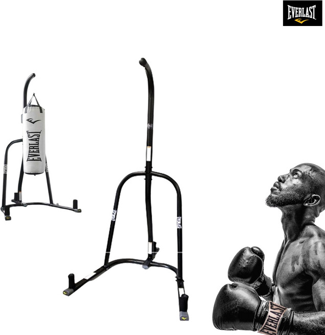 에버라스트 헤비백 거치대 샌드백 설치대 스탠드, 블랙