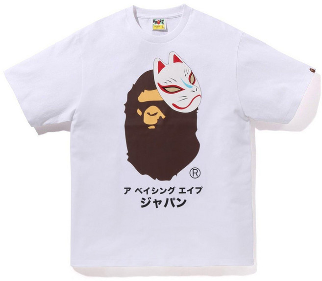 JAPAN A BATHING APE 반팔티셔츠 여우티셔츠 일본티셔츠