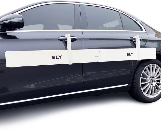 SLY FOLD 슬라이 폴드 문콕방지 도어가드 (반차분), 블랙, 1개