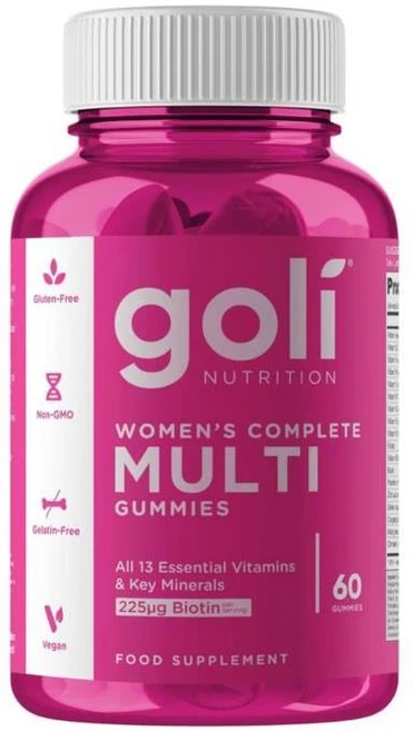 골리 여성용 컴플리트 멀티 구미젤리 구미젤리 60개, 60정, 1 - 쿠팡