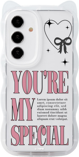 갤럭시S25 S931 전용 고양이귀 쫑긋 캣웨이브 디자인 케이스