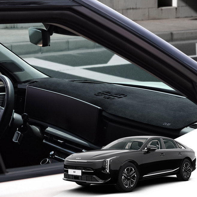 더뉴K8 3세대/GL3PE DUB 시그니처 벨벳 논슬립 대쉬보드커버, 24년8월~/HUD무/센터무/KK293