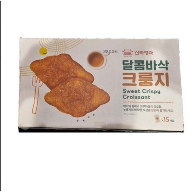[코스트코]신라명과 달콤바삭 크룽지 25g, 15개