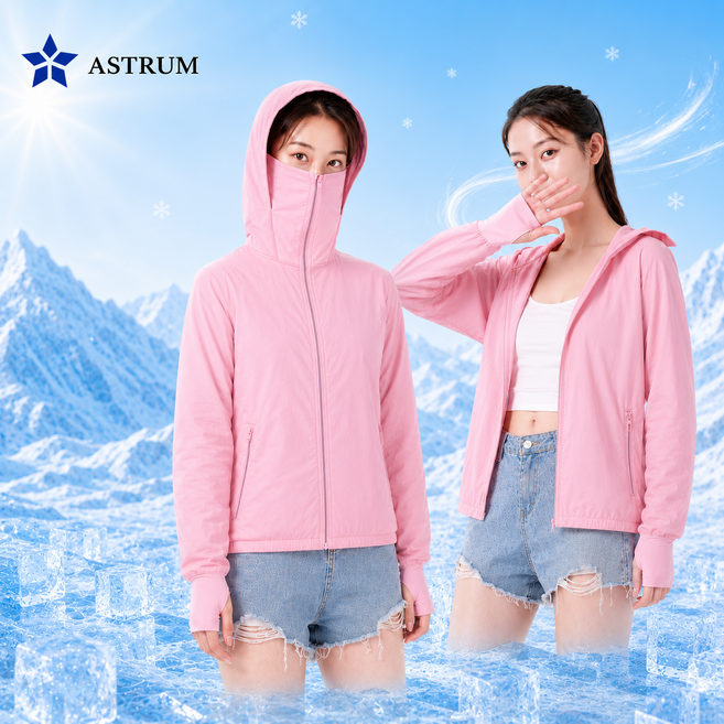 ASTRUM 에어쿨 팬점퍼 S90 360도 쿨링 팬자켓 입는 에어컨 선풍기점퍼 여름작업복 골프 등산 야외작업 선풍기조끼 등 겨드랑이 얼굴까지 시원하게 보조배터리미포함