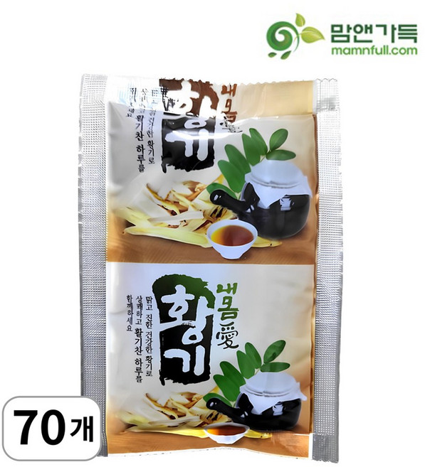 황기즙 70포 황기 진액 황기차 [맘앤가득], 100ml, 70개