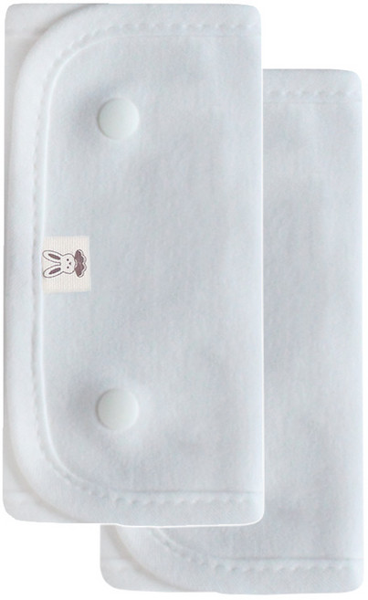 아기띠 커버 침받이 에르고 호환 힙시트 침패드 카시트 안전벨트 커버, 아이보리 침받이, 1개