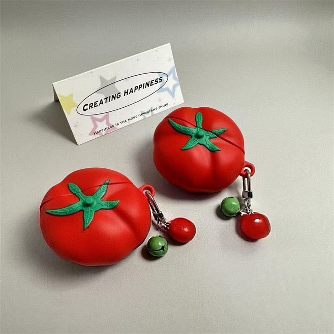 에어팟 4세대 토마토 스트랩 케이스, airpods4, 1개