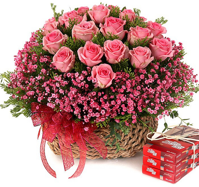 119플라워 (당일배송) 오늘 너에게 말하고싶어 (빼빼로포함) ST-A1469 꽃바구니 전국꽃배달 빼빼로데이 기념일 꽃선물 생화 꽃배달, 1개, 혼합