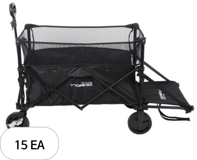 캠프365 파파웨건 루프탑 캠핑트레일러, 15개, 블랙