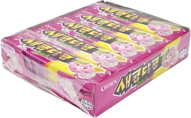 크라운 새콤달콤 복숭아, 29g, 15개