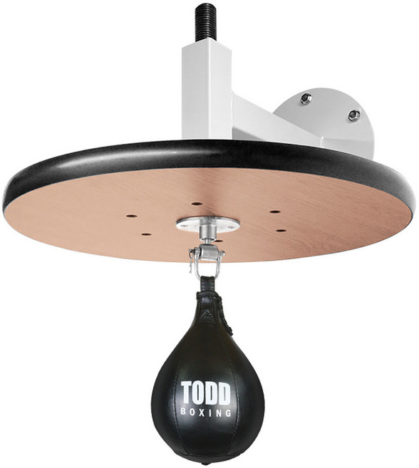 스피드백 반응속도 훈련 용품 서스펜션 벽걸이형 박스 챕볼 복싱스피드볼 스피드 스파링 펀치, 엘리트 화이트 프레임 노랑 배무늬 드리블, 엘리트화이트프레임너도밤나무무늬볼포함B