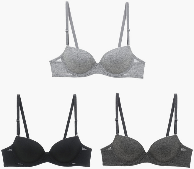 [제임스딘]면스판 여자 와이어 몰드 34컵 브라 (JHWBX001)