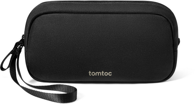 탐탁 T12 라이트 일렉트로닉 악세서리 파우치 충전기 보조배터리 케이블 여행 오거나이저, Black, 1개