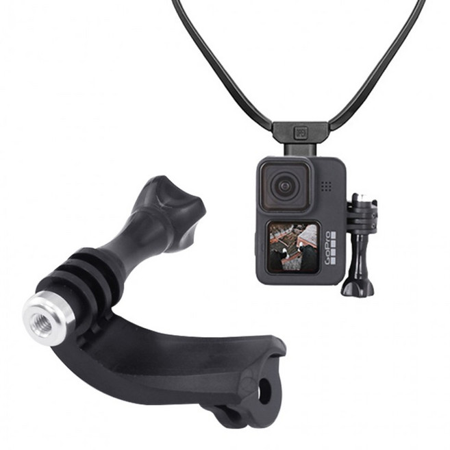 액션캠 세로 촬영 커넥터 홀더 마운트 거치대 오즈모 고프로 호환, 1개