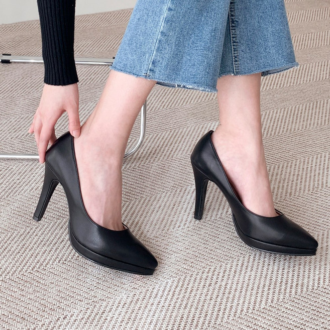 티티파스 국산수제화 아무흐 가보시 스틸레토 여성 힐 구두 8cm 10cm (4color)