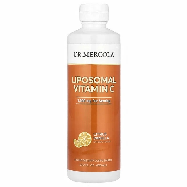 Dr. Mercola 리포소말 비타민C 시트러스 바닐라 450ml(15.2fl oz) Mercola (닥터 머콜라), Dr. Mercola, 리포소말 비타민C, 시트러스 바, 450ml, 1개 - 쿠팡