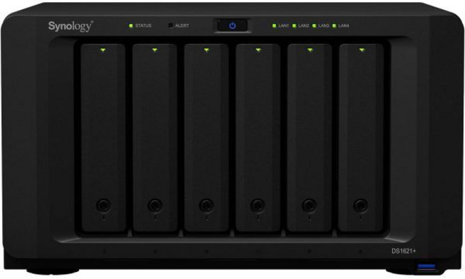 Synology 시놀로지 디스크스테이션 DS1621+ NAS 서버 비즈니스용 Ryzen CPU 16GB 메모리 12TB HDD DSM 운영 체제 iSCSI 타겟 준비 완료, 1) 16GB/12TB HDD