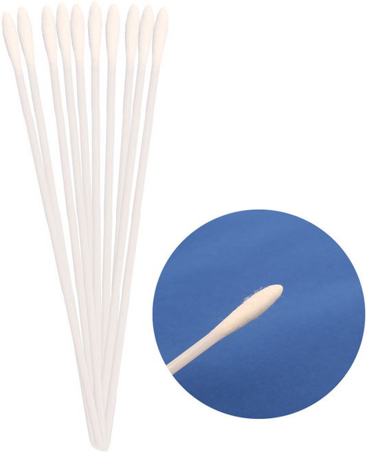 위생면봉 크리너면봉PP 15cm 100개입 플라스틱손잡이 미용면봉, 100개