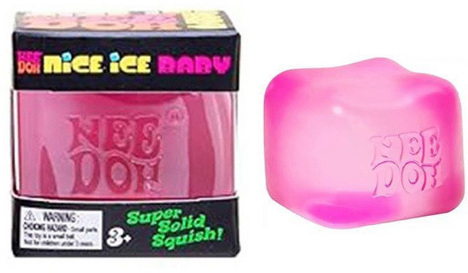 Nee Doh 捏捏冰塊 紓壓球, 1個, 粉色捏捏樂