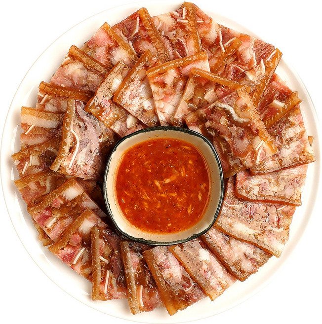 맛팜 편육 국내산 돼지머리 함량 높은 잡내 없이, 10개, 200g