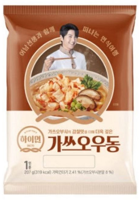 하이면 가쓰오우동, 207g, 3개