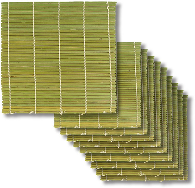 봄이온 튼튼한 대나무 김발말이 업소용 김발, 10개