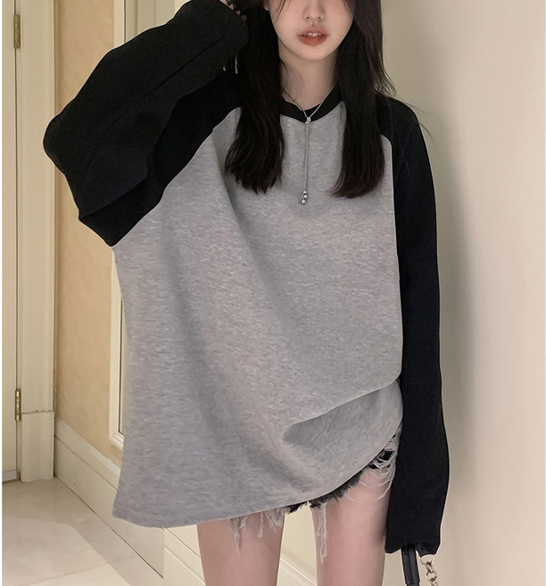 파스치노 나그랑 루즈핏 데일리 여성 긴팔티