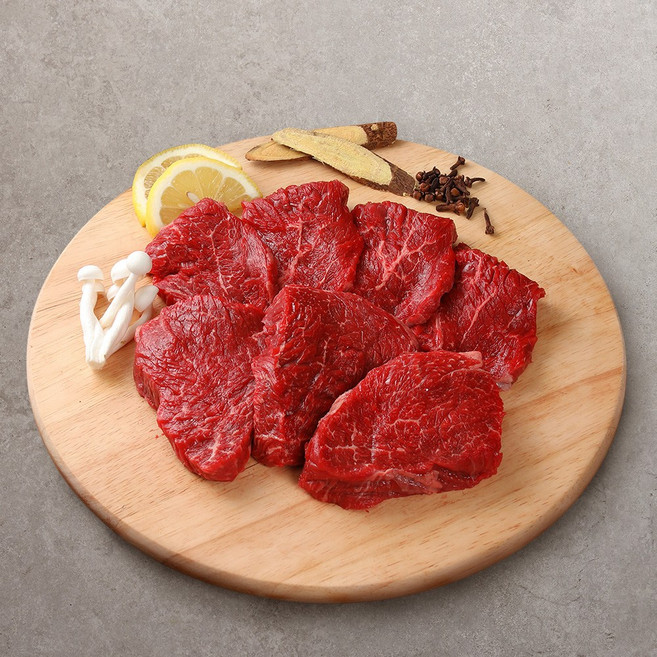 [신비하누] 1등급 한우 설도살 스테이크 150gx3팩, 3개