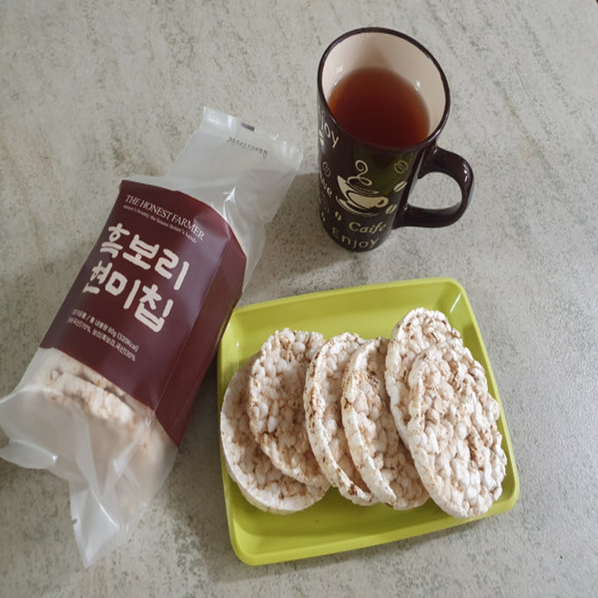 국산 현미 보리로만 구운 흑보리 현미칩 다이어트 과자 80g, 15개