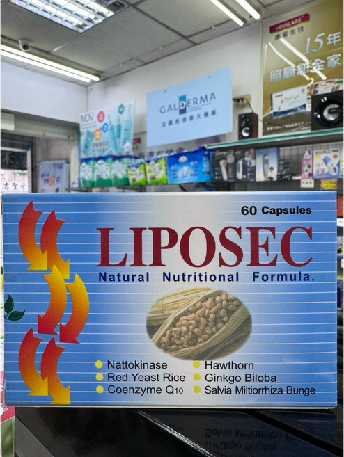 培康 立舒健 膠囊 納豆紅麴Q10配方, 1個, 60粒