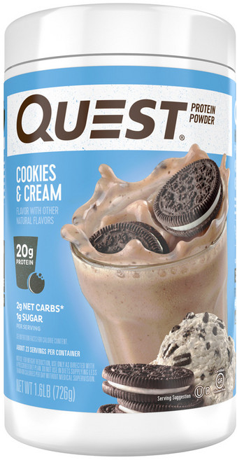 QUEST NUTRITION 高蛋白粉, 奶油餅乾, 1罐, 726g
