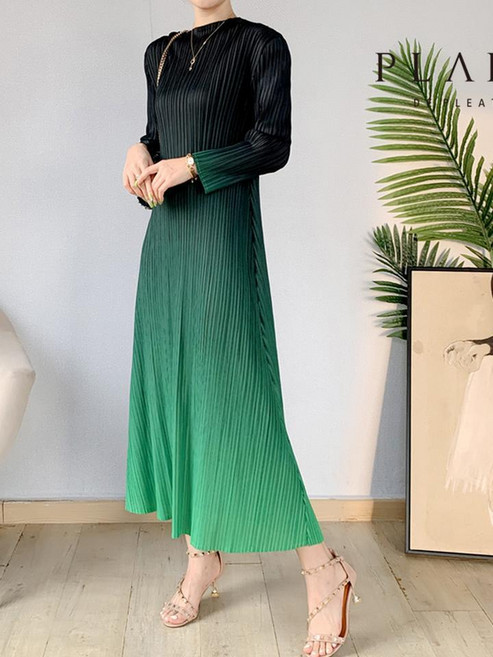 플라라 플라라 (88까지)그라데이션플리츠원피스_PK2SOP044C