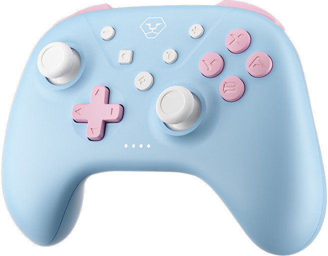 Paradoma 게임패드 유스 에디션 로코코 디자인 스타일 무선 컨트롤러호환 닌텐도스위치/PC/스마트폰 조이스틱, 파란색, 1개, PC/SW/XB