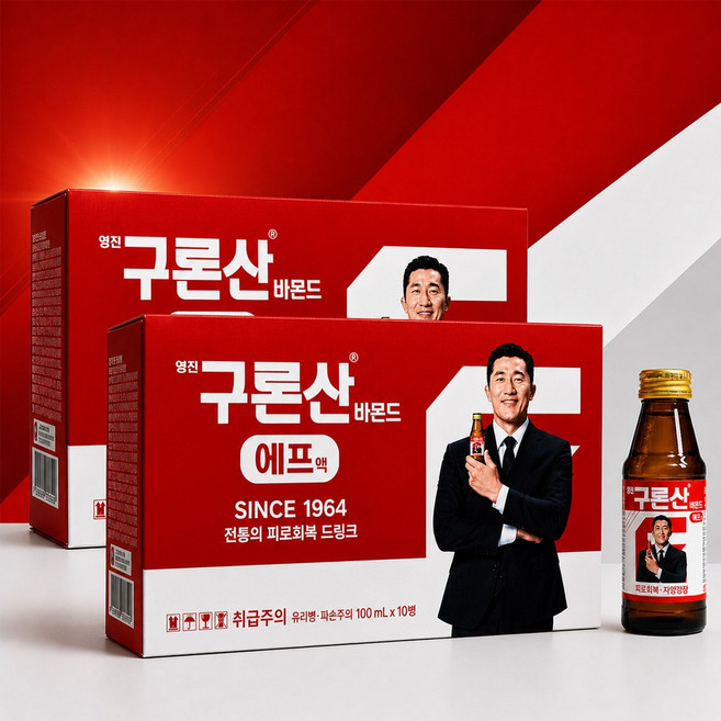 영진 구론산바몬드 에프액, 20개, 100ml